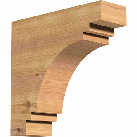 Ekena Millwork Pescadero Smooth Rafter Tail, Western Red Cedar, 3 1/2"W x 12"H x 12"L RFT04X12X12PEC00SWR